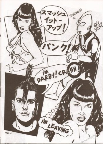 Cover of Betty Page Punk Comix 2